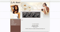 Desktop Screenshot of lahairbeauty.com